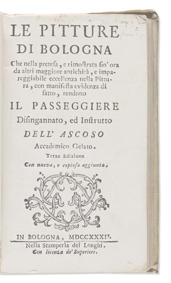 Italian Imprints: Three 18th Century Examples.